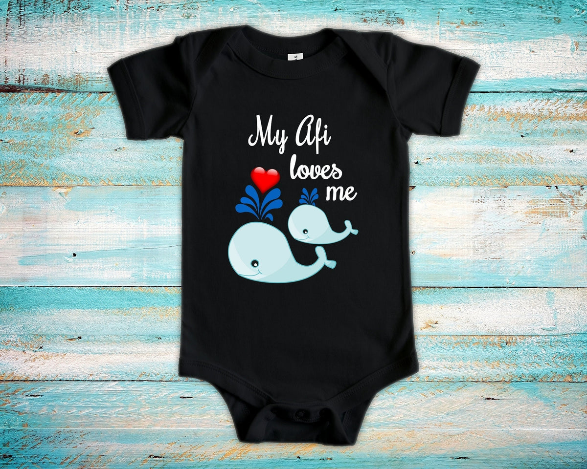 Afi Loves Me Cute Grandpa Name Whale Baby Bodysuit Tshirt or Toddler Shirt Icelandic Nordic Grandfather Gift Pregnancy Reveal Announcement Graphic Tee – Soft Feel · Trending Graphic Apparel