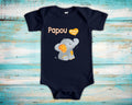 Papou Loves Me Cute Grandpa Name Elephant Baby Bodysuit Tshirt or Toddler Shirt Greek Grandfather Gift or Pregnancy Reveal Announcement Graphic Tee – Warm & Stylish · Top Pick For Any Outfit