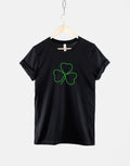 Shamrock TShirt Line Drawing Irish St Patricks Day Shirt Irish Shamrock TShirt Graphic Tee – Premium Graphic · Top Pick For Any Outfit