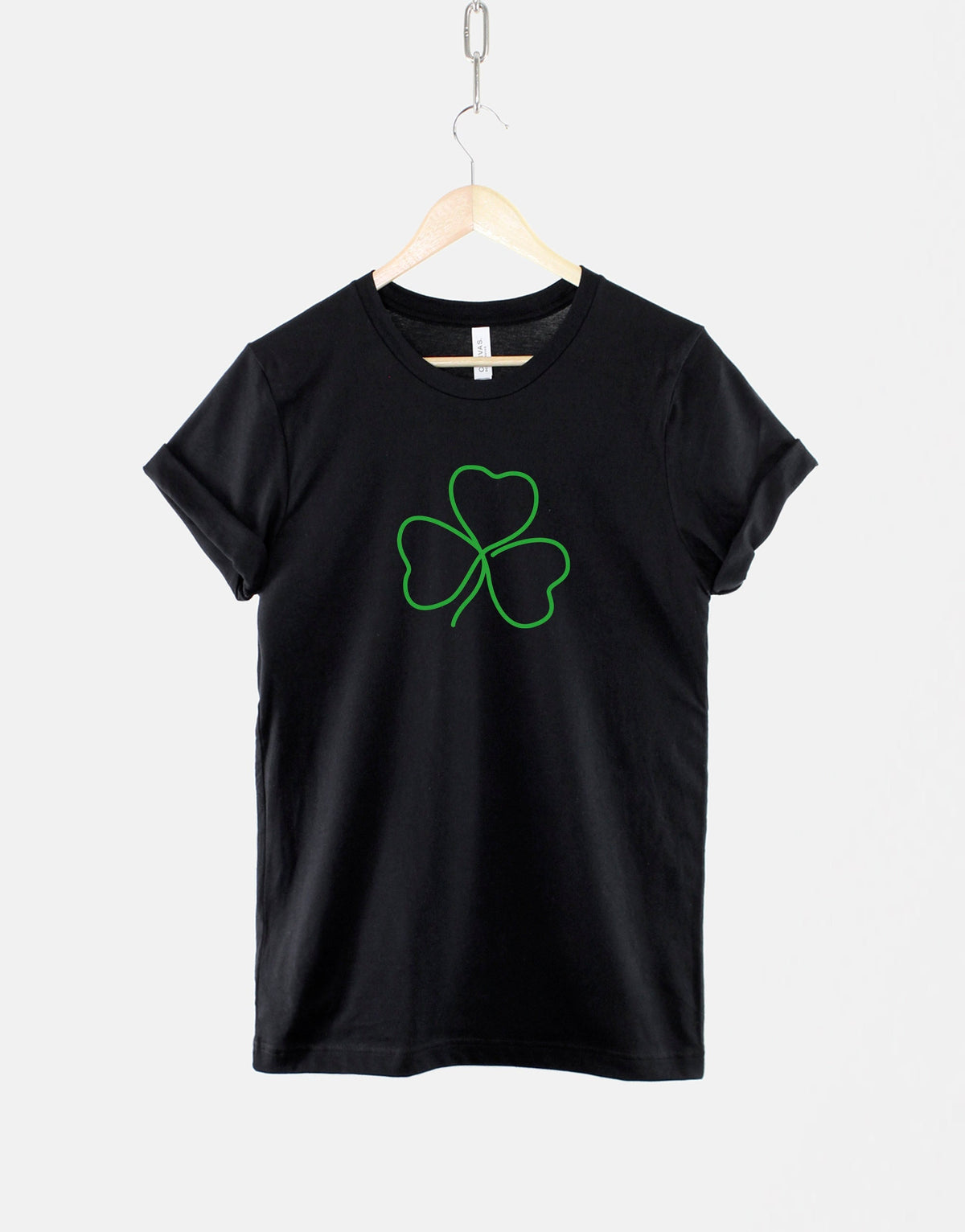 Shamrock TShirt Line Drawing Irish St Patricks Day Shirt Irish Shamrock TShirt Graphic Tee – Premium Graphic · Top Pick For Any Outfit