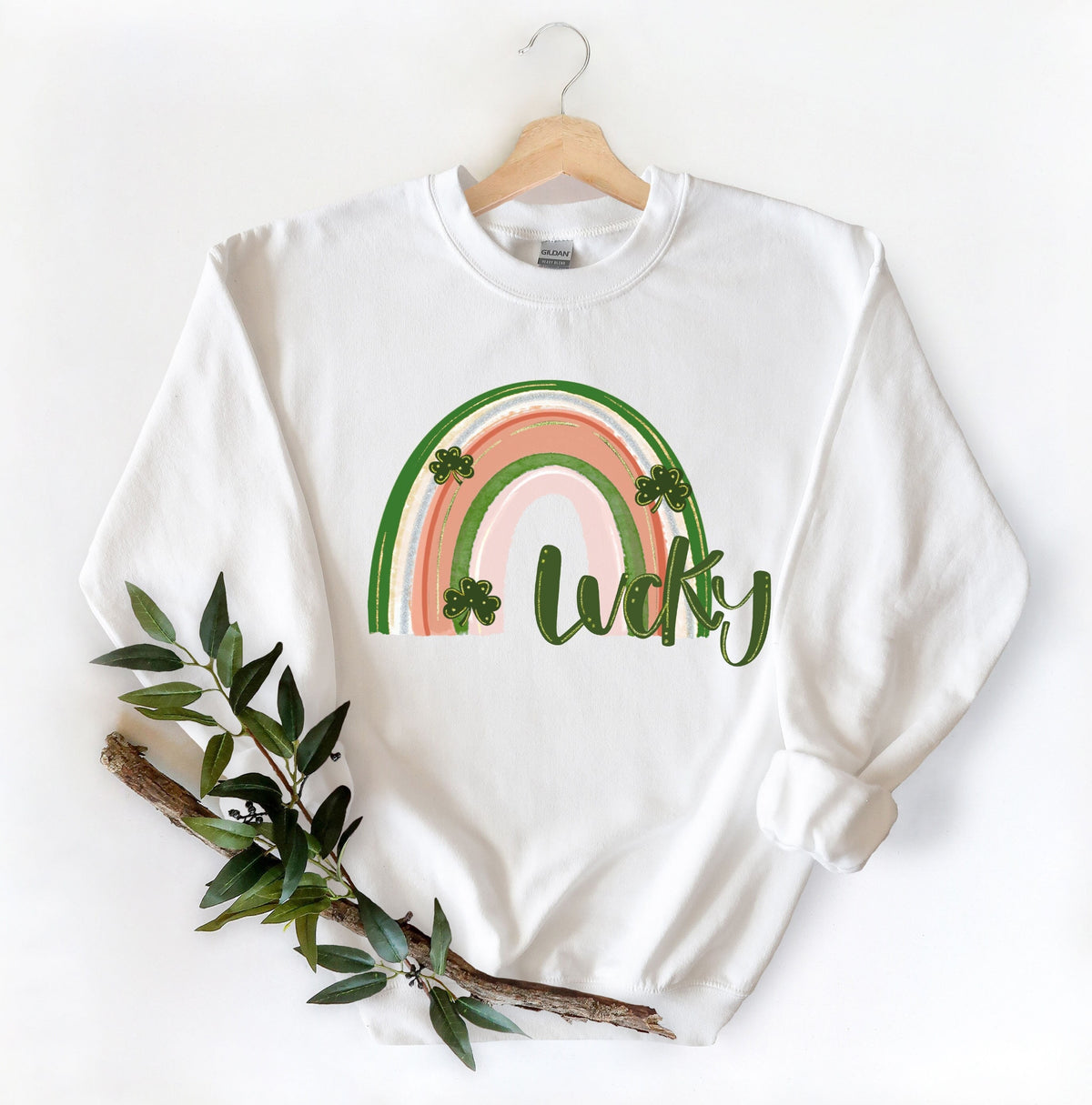 Shamrock SweatshirtSt Patricks Day Sweatshirt Lucky ShirtRainbow ShirtLucky Me ShirtLeopard Print ShirtKiss Me ShirtSt Patricks Tee Sweatshirt – Warm & Stylish · Perfect For Daily Wear