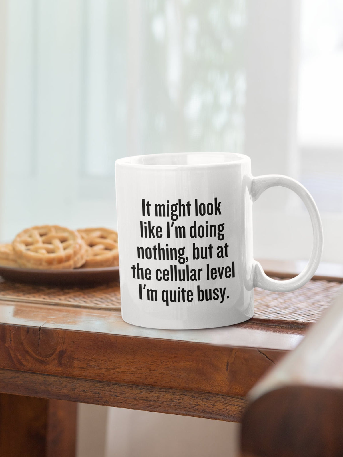 Funny Biology Mug Biology Teacher Gift Biologist Present Idea At Cellular Level Science Geek Gift Microbiologist Graphic Tee – Feel-Good Design · Great Gift For Fans