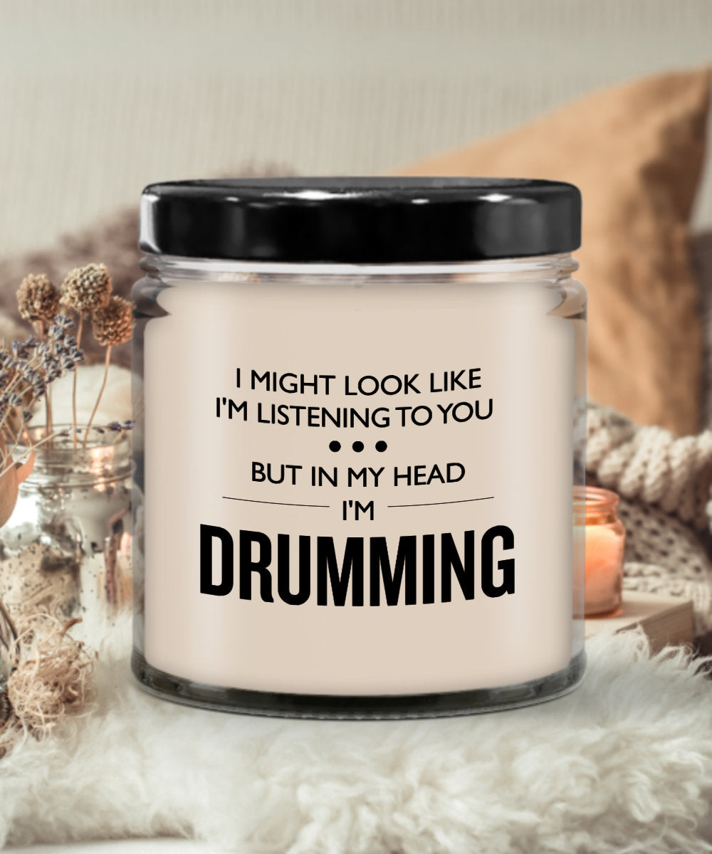 Funny Drumming Candle Drummer Gift Drumming Gift Drummer Birthday Present Drum Candle In My Head I39m Drumming Birthday Gift Graphic Tee – Premium Graphic · Top Pick For Any Outfit