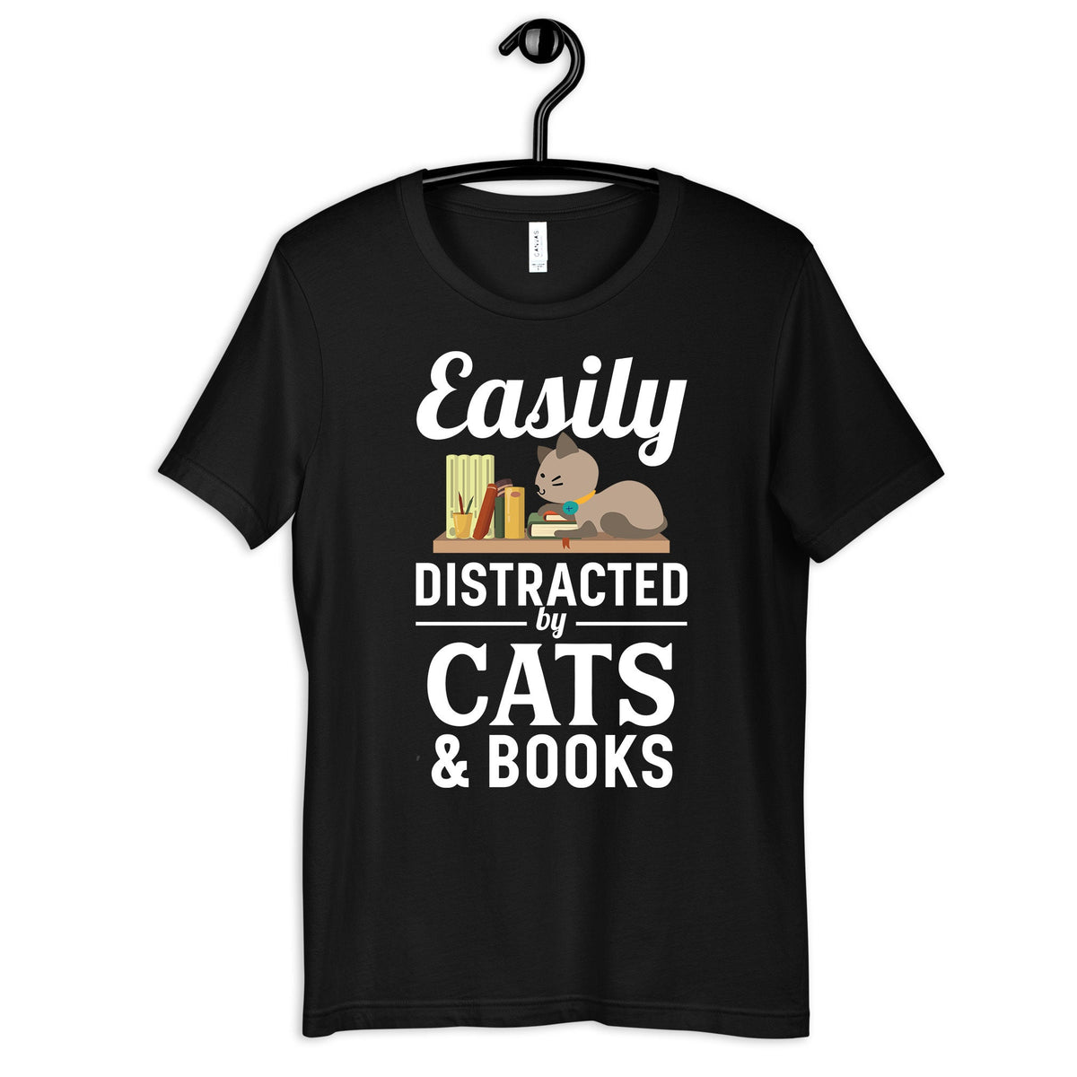 Cats and Books Shirt Funny Cat Book TShirt Librarian Womens Tee Hoodie Sweatshirt Tank Top Kids Tee Kids Hoodie Hoodie – Everyday Comfort · Trending Graphic Apparel