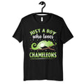 Boy Who Loves Chameleons Shirt Cute Chameleon TShirt Hoodie Sweatshirt Tank Top Kids Tee Toddler Baby Clothing Hoodie – Cozy Vibes · Trending Graphic Apparel