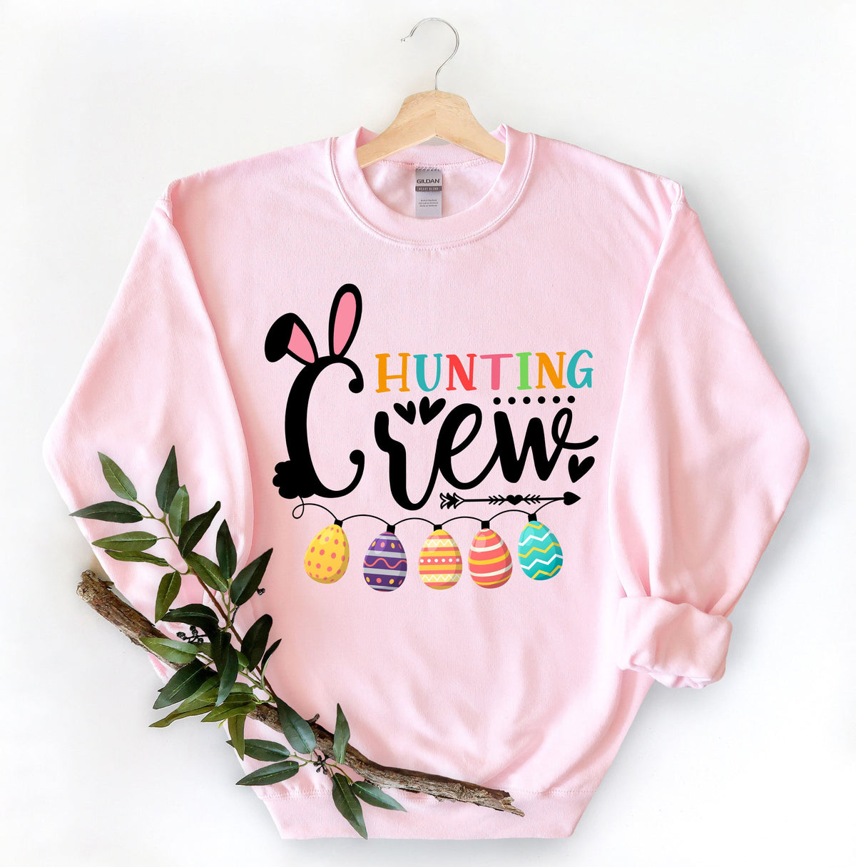 Hunting Crew Shirt Egg Hunting Crew Shirt Easter Egg Hunting Easter Shirt Family Matching Shirt Easter Family Shirt Cute Crew Shirt Graphic Tee – Everyday Comfort · Great Gift For Fans
