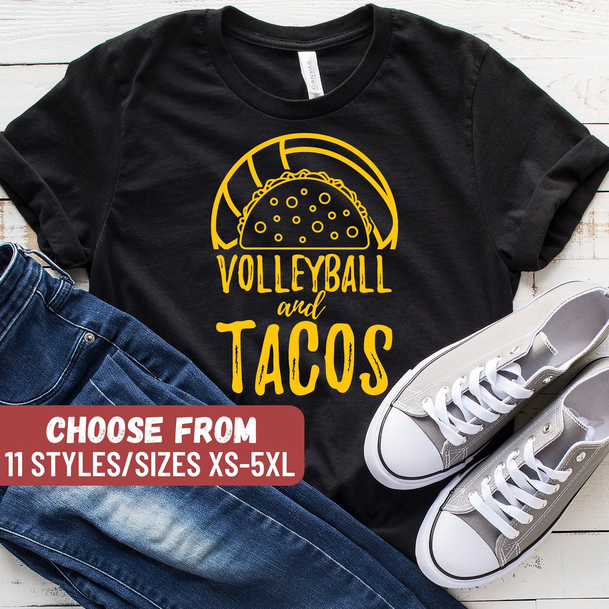 Funny Volleyball Gift Volleyball Practice Shirt Volleyball Coach Gift Funny Volleyball Shirt Volleyball and Tacos TShirt Graphic Tee – Premium Graphic · Great Gift For Fans