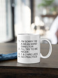 Present for Band Director Band Teacher Gift I39m Sorry I39m a Mean Band Director Band Director Mug Band Teacher Mug Graphic Tee – Cozy Vibes · Top Pick For Any Outfit