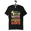 Girl Who Loves Chickens and Goats Shirt Cute Farm TShirt Barn Womens Tee Hoodie Sweatshirt Tank Top Kids Tee Toddler Baby Clothing Hoodie – Cozy Vibes · Perfect For Daily Wear