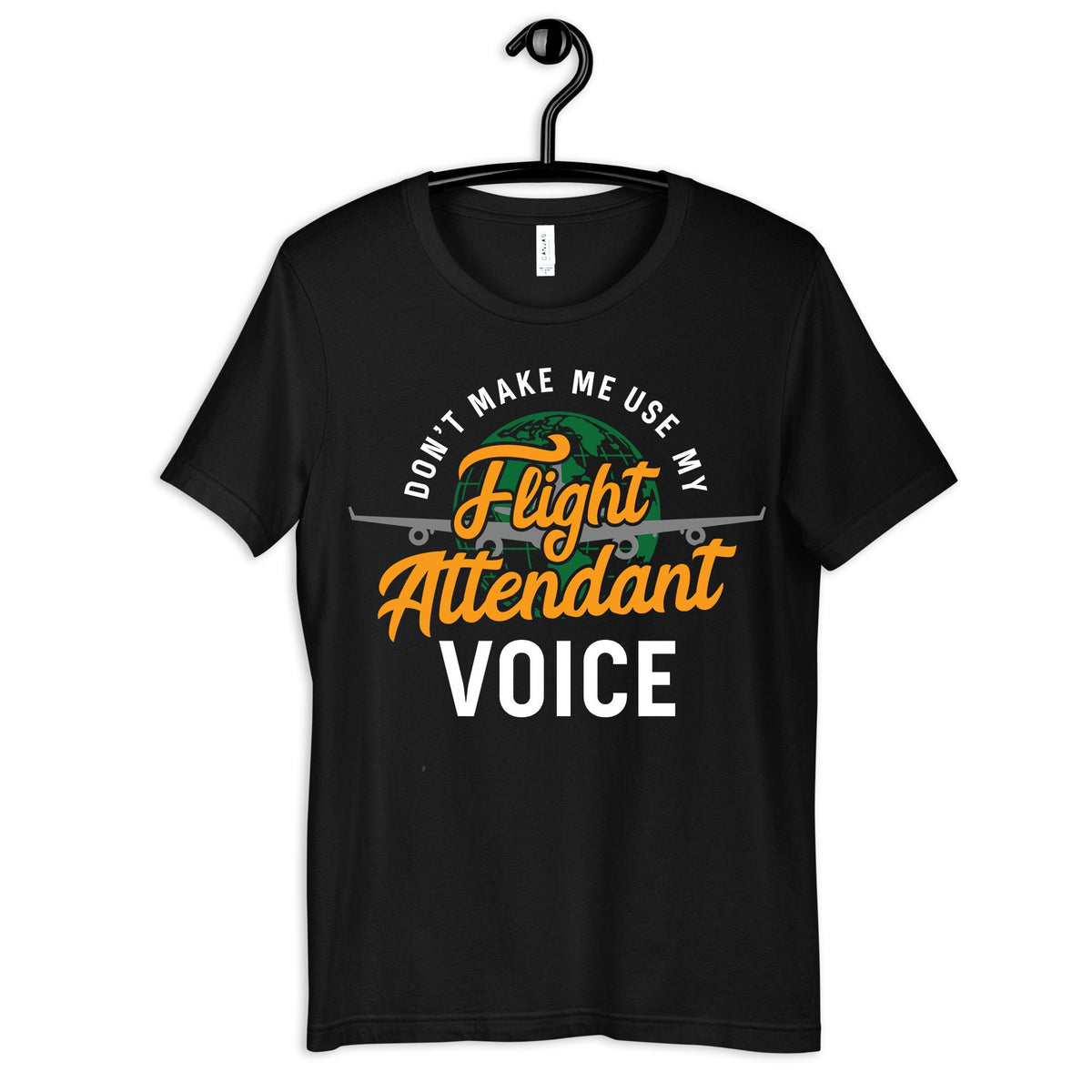 Flight Attendant Voice Shirt Funny Flight Attendants TShirt Womens Tee Hoodie Sweatshirt Tank Top Hoodie – Premium Graphic · Top Pick For Any Outfit