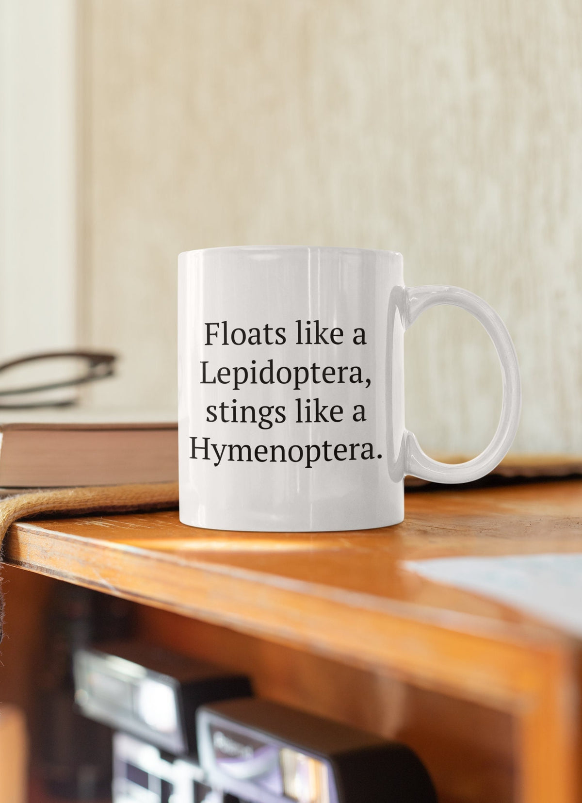 Funny Entomology Mug Insect Collector Gift Bug Lover Present Entomologist Floats Like A Lepidoptera Graphic Tee – Cozy Vibes · Great Gift For Fans