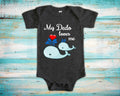 Dedo Loves Me Cute Grandpa Name Whale Baby Bodysuit Tshirt or Toddler Shirt Ukrainian Grandfather Gift or Pregnancy Reveal Announcement Graphic Tee – Feel-Good Design · High-Quality Print