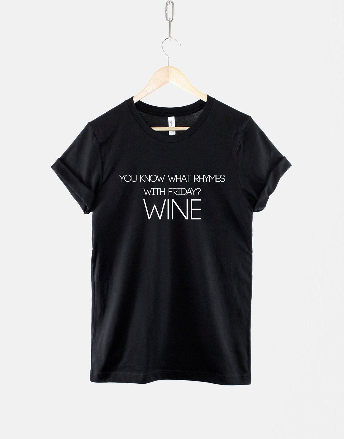 What Rhymes With Friday WINE T Shirt TGIF Shirt Funny Hen Party Hang Over TShirt Bachelorette Shirts Graphic Tee – Premium Graphic · Top Pick For Any Outfit