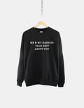 Womens Rabbit Sweatshirt Me And My Rabbits Talk About You Sweatshirt Rabbit Slogan Sweater Funny Rabbit Owner Sweatshirt Sweatshirt – Feel-Good Design · Trending Graphic Apparel