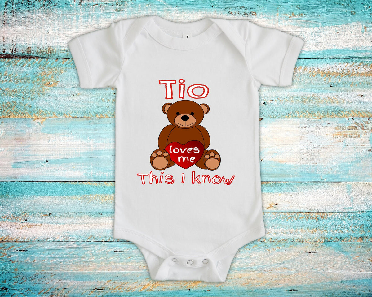 Tio Loves Me Cute Uncle Name Bear Baby Bodysuit Tshirt or Toddler Shirt Mexican Spanish Uncle Gift or Pregnancy Reveal Announcement Graphic Tee – Soft Feel · Top Pick For Any Outfit