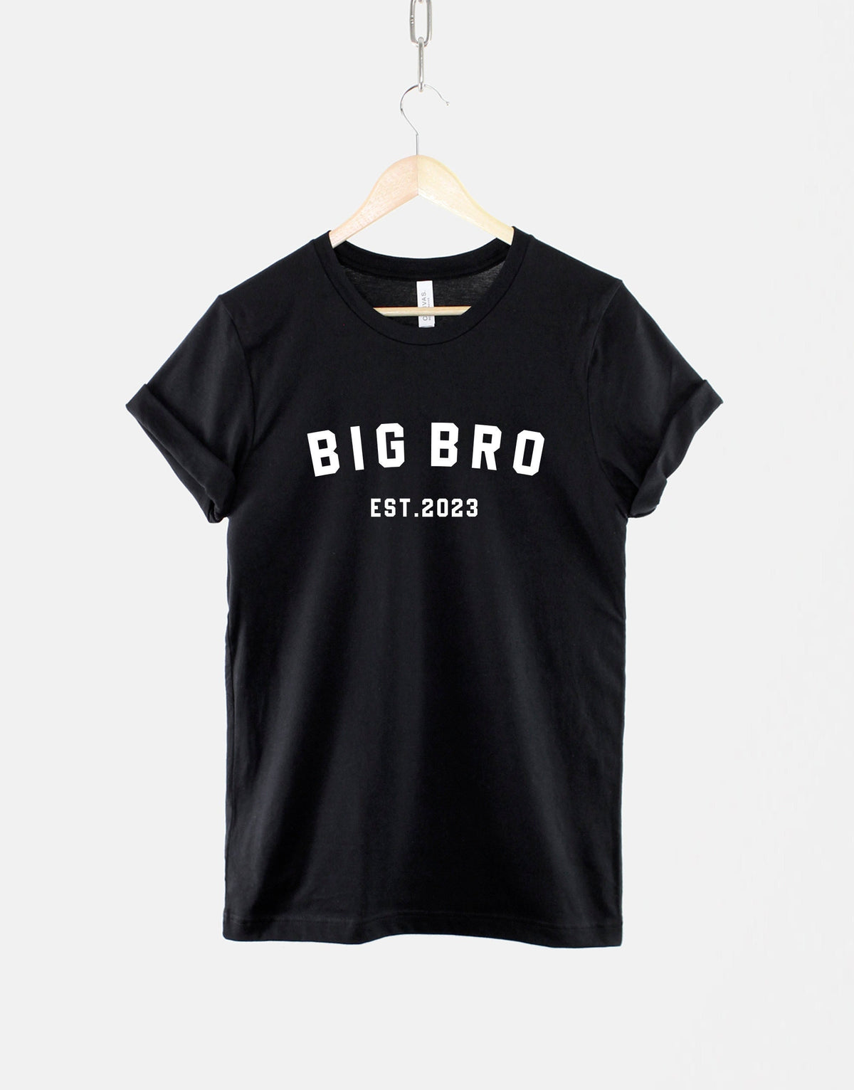 Personalised Big Bro Est Shirt Promoted To Big Bro TShirt New Big Brother To Be Shirt New Baby Brother TShirt Graphic Tee – Soft Feel · Trending Graphic Apparel