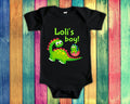 Loli39s Boy Cute Grandma Name Dinosaur Baby Bodysuit Tshirt or Toddler Shirt for a Special Grandmother Gift or Pregnancy Reveal Announcement Graphic Tee – Feel-Good Design · High-Quality Print