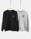Hand Signs Sweatshirt Personalised Hands Print Pocket Sweatshirt Womens Best Friends Sweatshirt Thumbs Up Peace Fist Bump High Five Sweatshirt – Feel-Good Design · Top Pick For Any Outfit