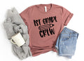 First Grade Crew ShirtFirst Grade Teacher ShirtTeacher GiftGift for TeachersTeacher Shirt1st Grade Teacher ShirtBack to School Shirt Graphic Tee – Soft Feel · Perfect For Daily Wear