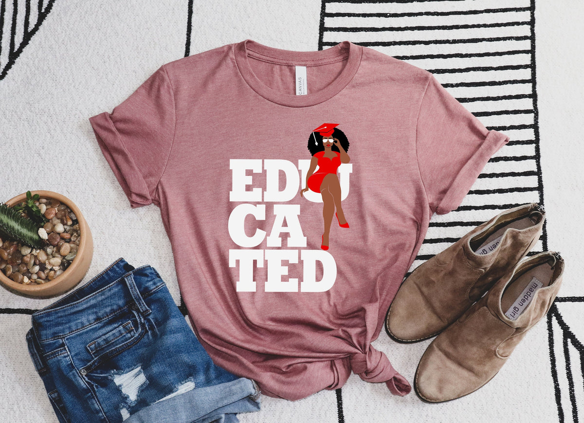 Black Woman Graduation ShirtMasters graduation ShirtClass Of 2023 ShirtGraduation ShirtGraduation Gift Shirt2023 Senior Gift Graphic Tee – Premium Graphic · Top Pick For Any Outfit
