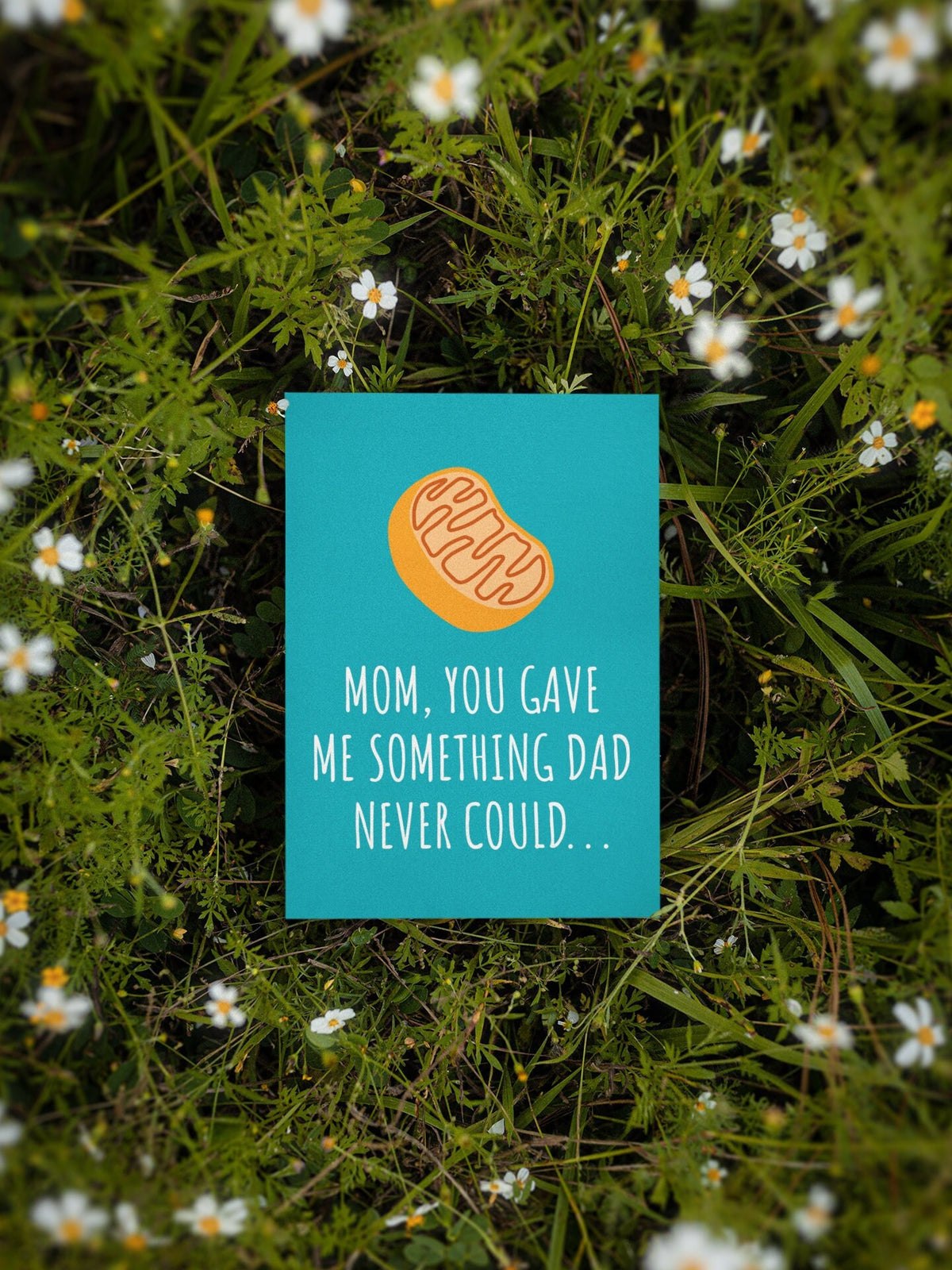 Funny Genetics Card Biology Geek Printable Card Mother39s Day Card Mother39s Birthday Cute Mom Card Mitochondria Digital Download Graphic Tee – Cozy Vibes · Top Pick For Any Outfit