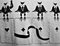 CARDS CROWS old book image t shirt Graphic Tee – Fan Favorite · Trending Graphic Apparel