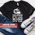 Funny Welder Gift Welder Shirt Welding Gift Welding Shirt Union Worker Gift Union Worker Blue Collar Worker Gift Gifts For Welders Graphic Tee – Warm & Stylish · Great Gift For Fans