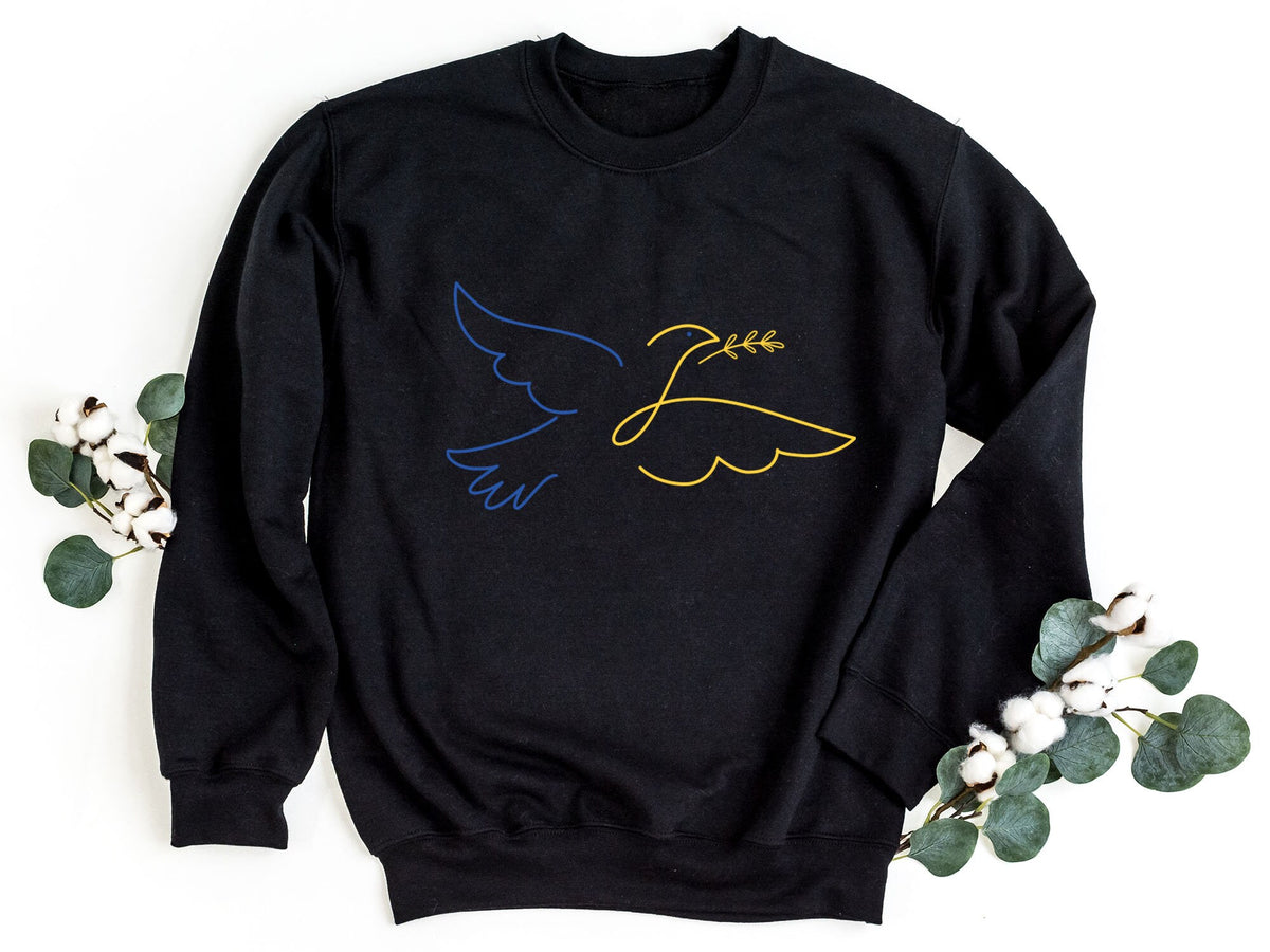 Free Ukraine Sweatshirt Stand With Ukraine Crewneck Sweatshirt Civil Rights Pullover Ukraine Sweatshirt Pray For Ukraine Sweater Sweatshirt – Cozy Vibes · Must-Have Style