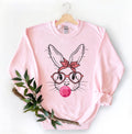 Bunny with Leopard Glasses shirt Easter shirt Easter bunny graphic tee Easter shirts for womenLadies Easter BunnyBubble Gum Bunny Tee Graphic Tee – Easygoing Wear · Great Gift For Fans