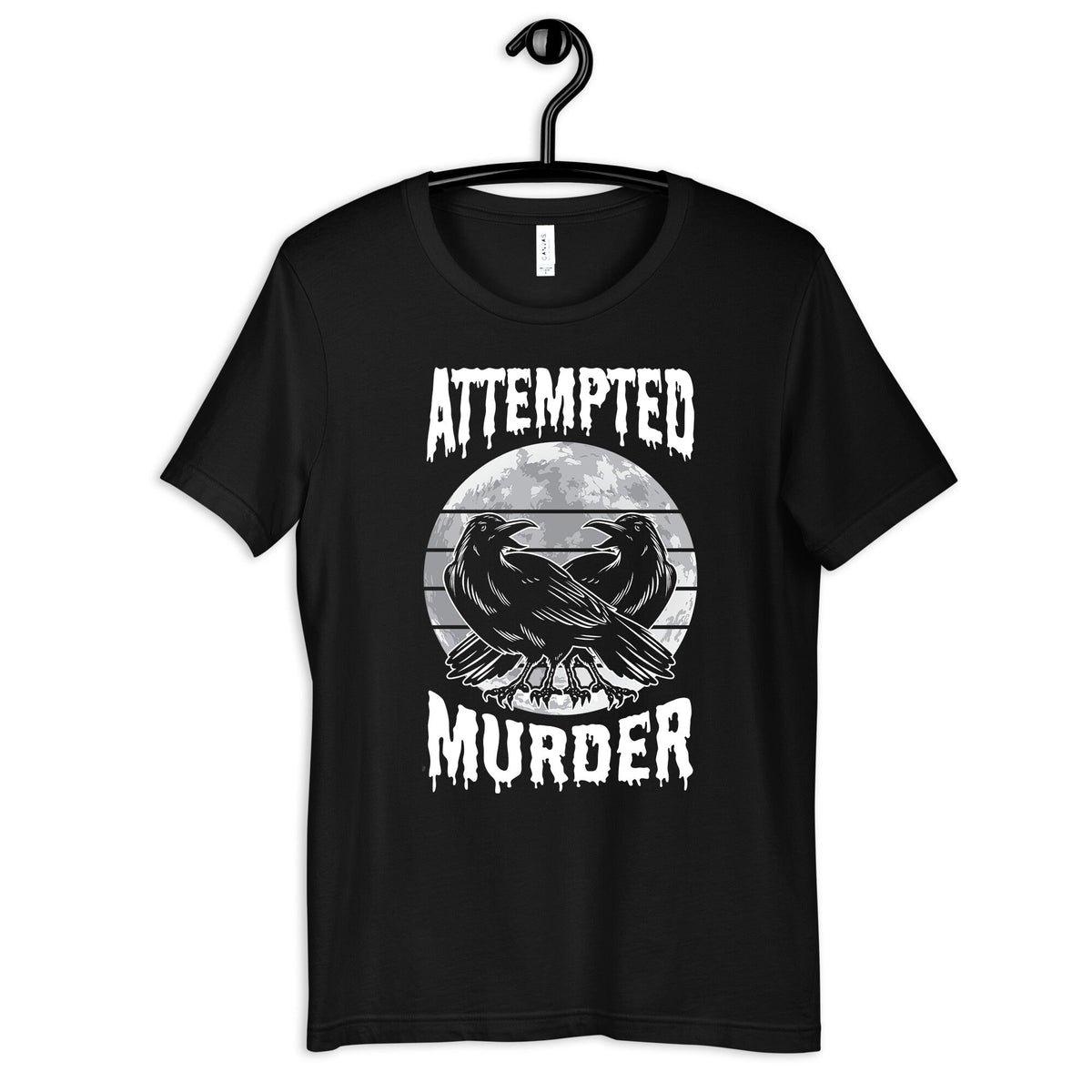 Crow Attempted Murder Shirt Funny Crow TShirt Womens Tee Hoodie Sweatshirt Tank Top Kids Tee Hoodie – Warm & Stylish · Great Gift For Fans