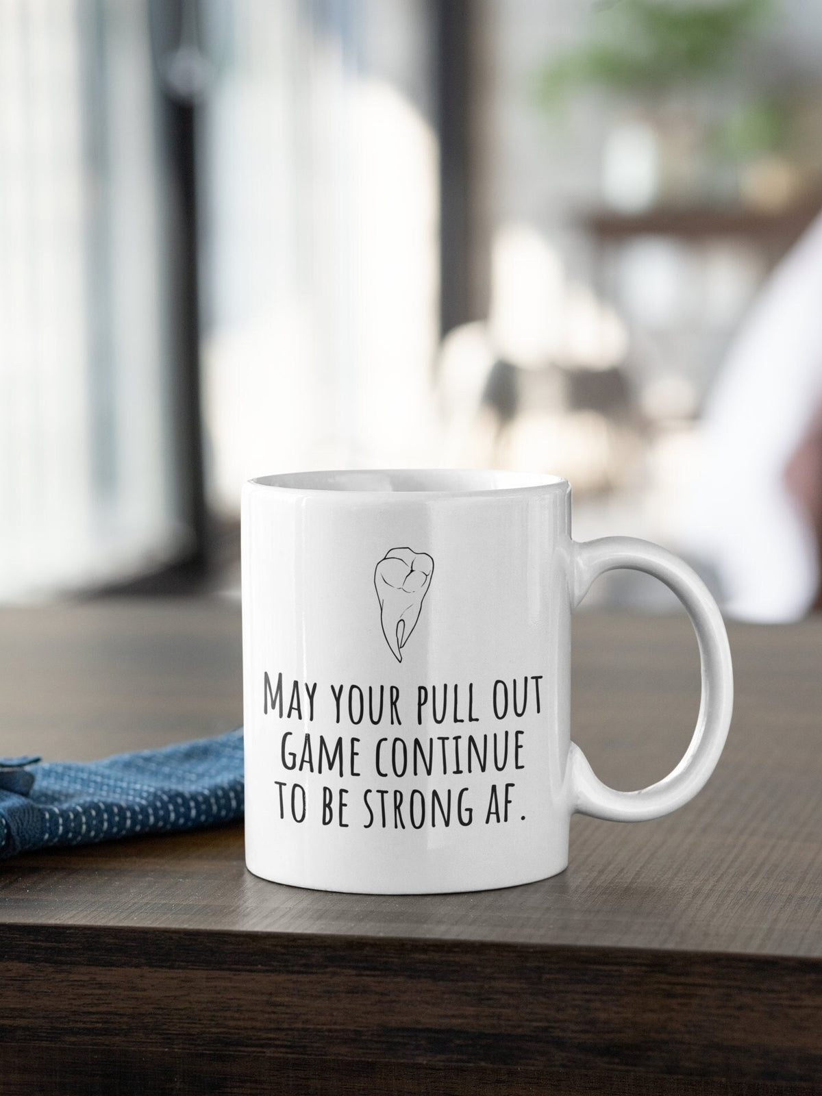 Funny Dental Gift Dentist Birthday Present Pull Out Game Strong AF Dental Assistant or Hygienist Coffee Mug Graphic Tee – Soft Feel · Trending Graphic Apparel
