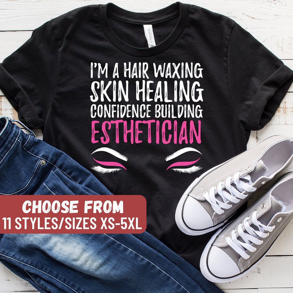 Makeup Artist Shirt Esthetician Shirt Esthetician Gift Makeup Tee I39m A Hair Waxing Skin Healing Confidence Building Esthetician TShirt Graphic Tee – Feel-Good Design · Great Gift For Fans