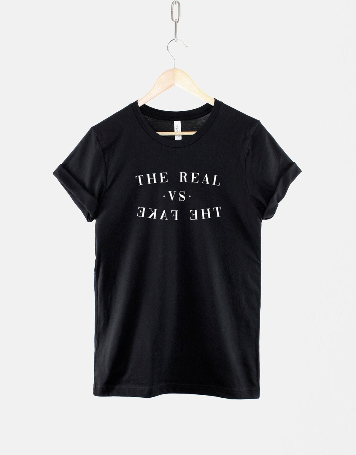 The Real VS The Fake TShirt Graphic Tee – Aesthetic Look · Top Pick For Any Outfit
