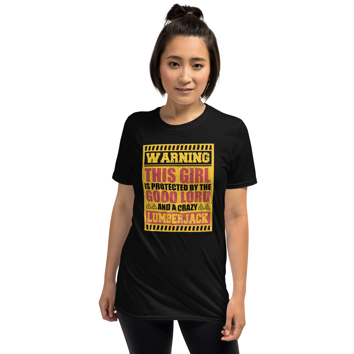 This Girl Is Protected By Crazy Lumberjack T Shirt Graphic Tee – Warm & Stylish · Must-Have Style
