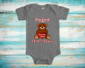 Popie Loves Me Cute Grandpa Name Bear Baby Bodysuit Tshirt or Toddler Shirt Special Grandfather Gift or Pregnancy Reveal Announcement Graphic Tee – Everyday Comfort · Great Gift For Fans