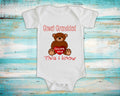 Great Granddad Loves Me Great Grandpa Name Bear Baby Bodysuit Tshirt or Toddler Shirt Special Great Grandfather Gift or Pregnancy Reveal Graphic Tee – Bold Style · Must-Have Style