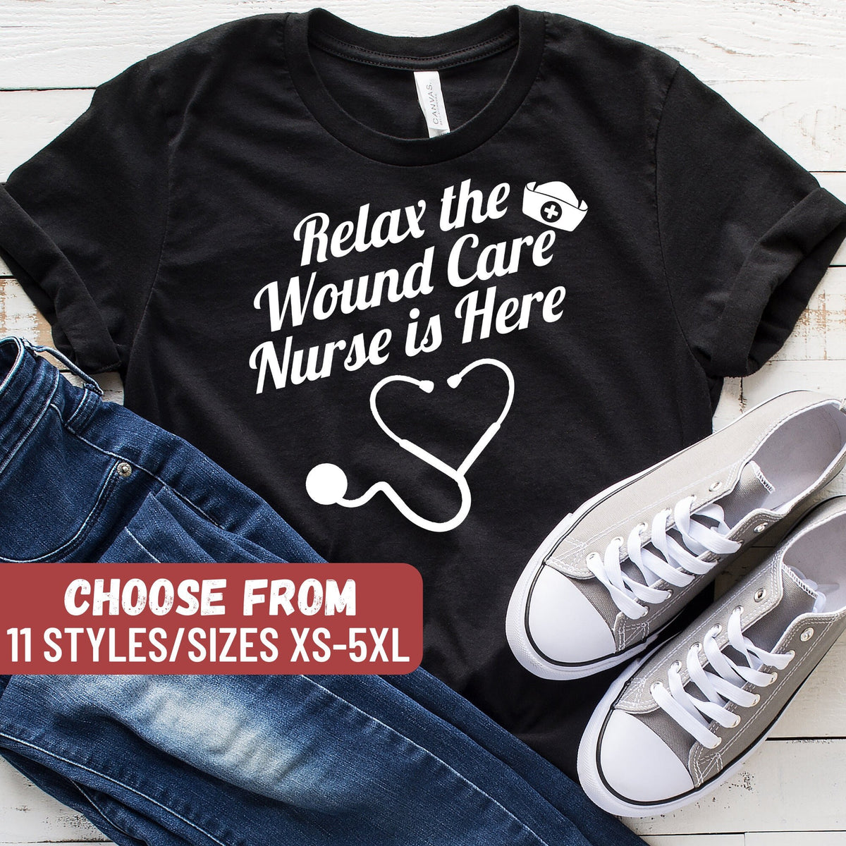 Nurse Shirts Funny Nurse Shirts Nursing Shirt Nurse Gift Nursing Student RN Shirt Nurse Relax The Wound Care Nurse Is Here TShirt Graphic Tee – Aesthetic Look · Trending Graphic Apparel