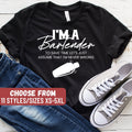 Funny Bartender Shirt Funny Bartender Gift Bartender Shirts I39m A Bartender To Save Time Let39s Just Assume That I39m Never Wrong TShirt Graphic Tee – Feel-Good Design · Must-Have Style