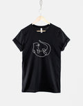 Otter TShirt Otter Shirt Womens Otter Line Drawing Tshirt Otter Shirts I Love Otters Otter Gift Graphic Tee – Warm & Stylish · High-Quality Print