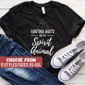 Funny Goat Shirt Goat Owner Shirt Goat Gift Goat Owner Gift Goat Farmer Gift Goat Farmer Fainting Goats Are My Spirit Animal TShirt Graphic Tee – Warm & Stylish · Great Gift For Fans