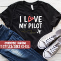 Funny Pilot Shirt Pilot Gift Pilot Gift For Pilot Pilot Shirt Airplane Shirt Aviation Shirt Aviation Gift I Love My Pilot TShirt Graphic Tee – Fan Favorite · Great Gift For Fans