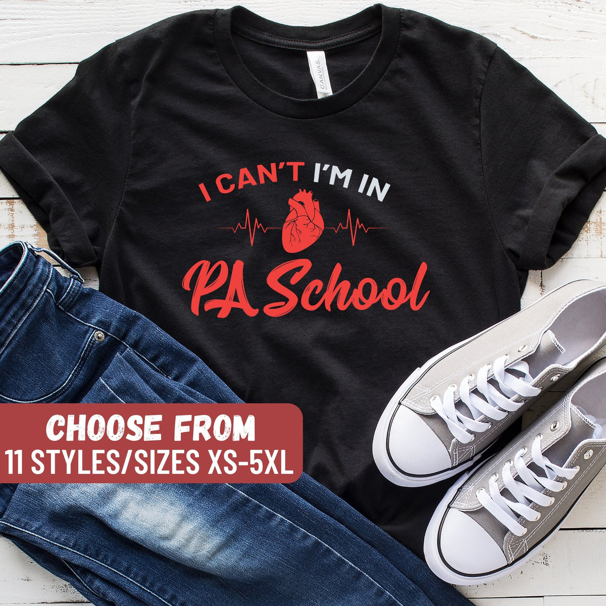 PA Shirt Physician Shirt Medical School Shirt Physician Gift Funny Physician Assistant Shirt PA Gift I Can39t I39m In PA School TShirt Graphic Tee – Aesthetic Look · Perfect For Daily Wear