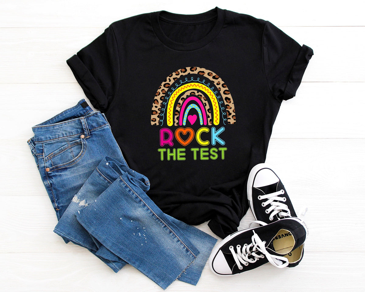 Rock The Test ShirtTesting ShirtTeacher ShirtsState Testing ShirtTeacher Team ShirtsTest Day ShirtTesting Coordinator Shirt Graphic Tee – Everyday Comfort · Trending Graphic Apparel