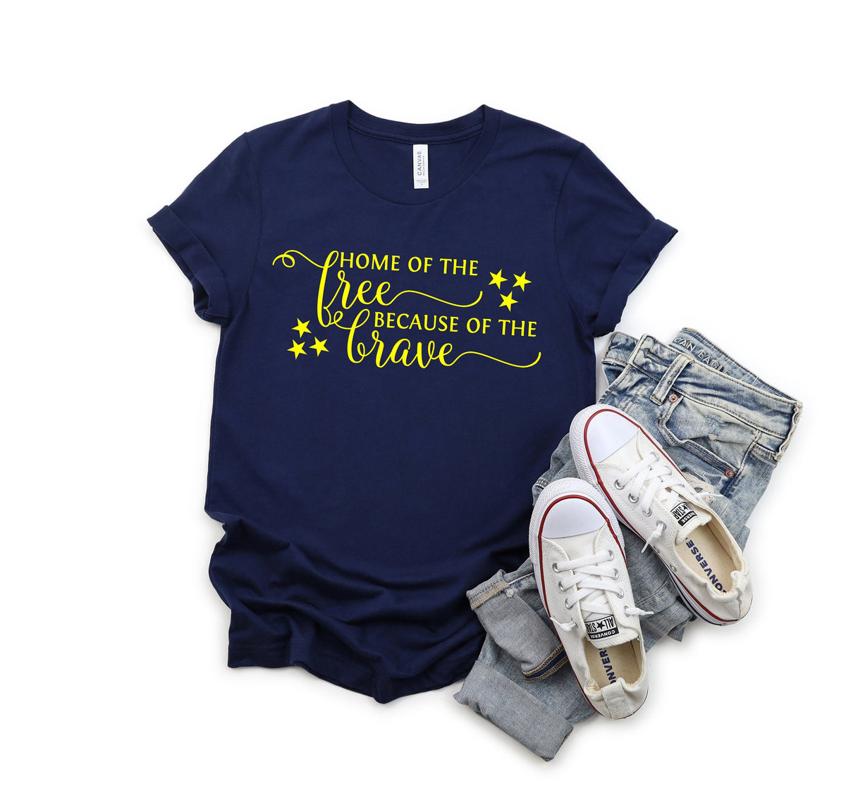 Home of the free because of the brave4th of July 2022 ShirtFreedom ShirtFourth Of JulyPatriotic ShirtIndependence DayPatriotic Family Graphic Tee – Easygoing Wear · Great Gift For Fans