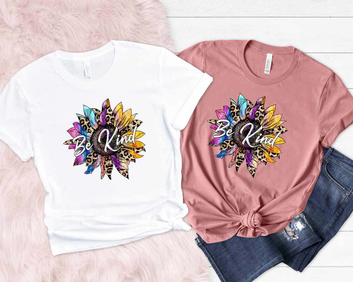 Spread KindnessFlower Shirt Floral Be Kind ShirtBe Kind Rainbow ShirtBe Kind ShirtLanguage ShirtKindness ShirtWatercolor Be Kind Graphic Tee – Fan Favorite · Perfect For Daily Wear