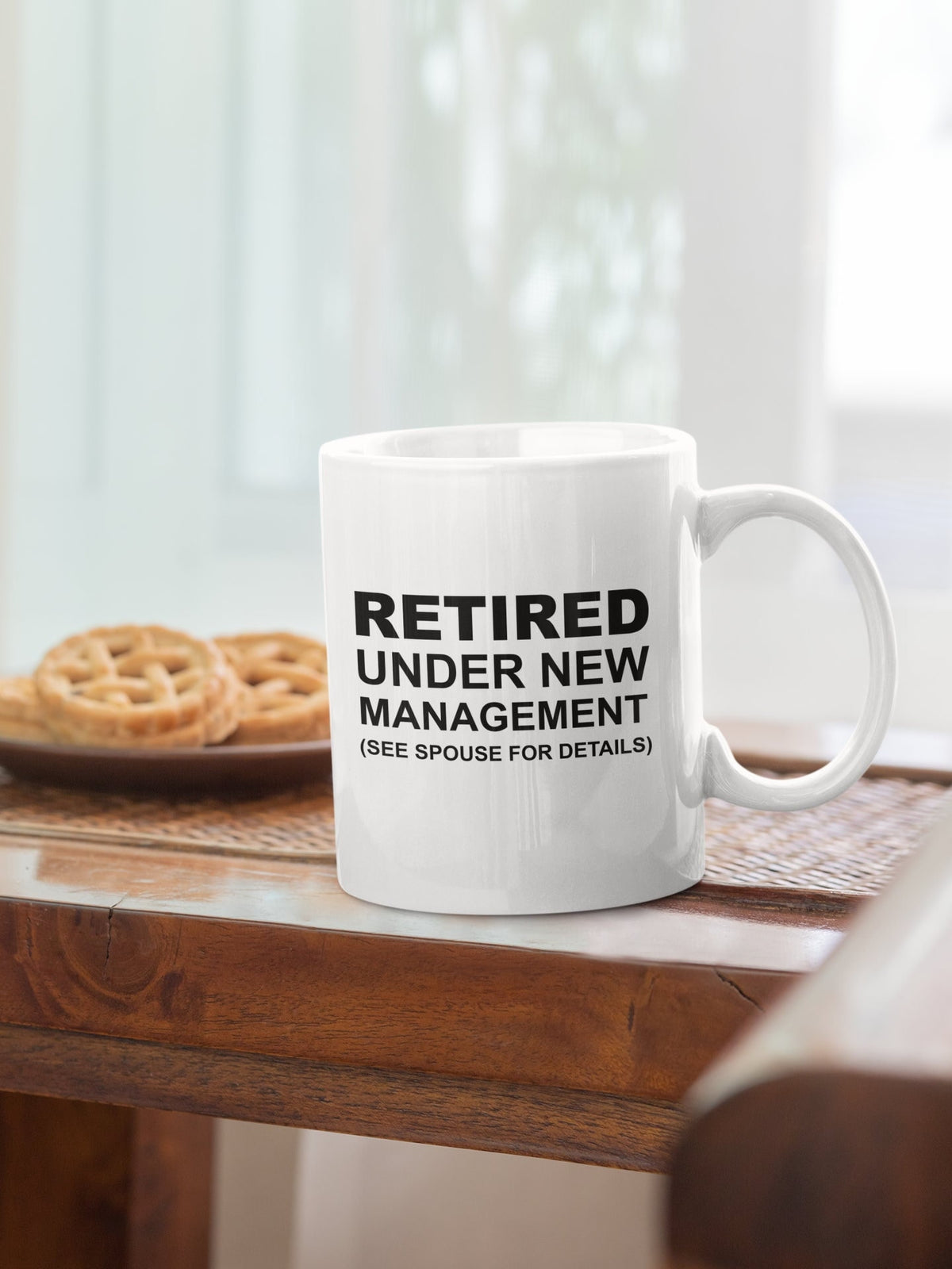 Retirement Party Funny Retirement Mug Retirement Gift Retirement Gag Gift Retiree Present Under New Management Graphic Tee – Aesthetic Look · Top Pick For Any Outfit