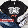 Funny Rhodesian Ridgeback Shirt Ridgeback Lover Gift A Woman Cannot Survive On Wine Alone She Also Needs A Rhodesian Ridgeback TShirt Graphic Tee – Everyday Comfort · Perfect For Daily Wear
