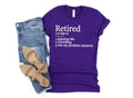 Retired Definition Shirtretirement shirtretired shirtofficially retired shirtgrandma shirtgrandpa shirtRetirement Gift Graphic Tee – Feel-Good Design · Trending Graphic Apparel