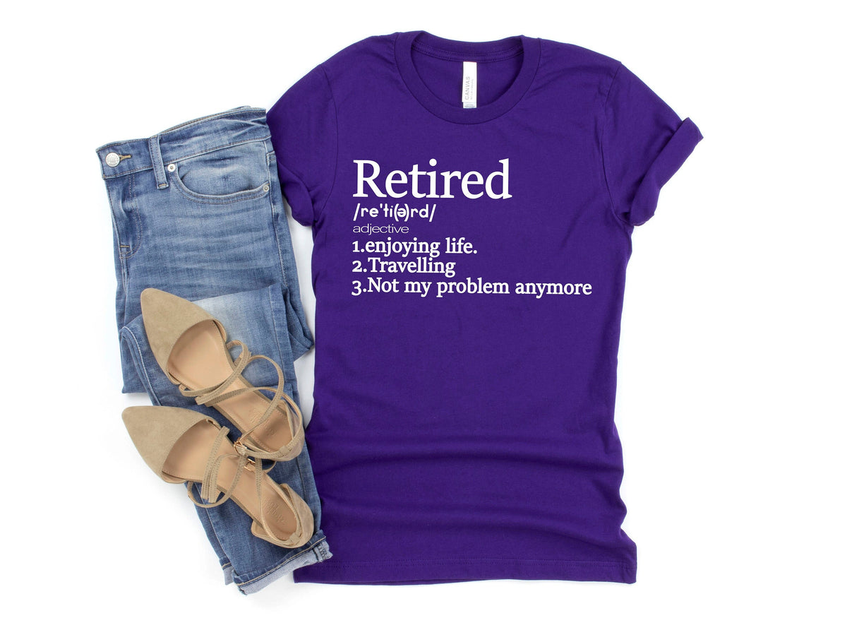 Retired Definition Shirtretirement shirtretired shirtofficially retired shirtgrandma shirtgrandpa shirtRetirement Gift Graphic Tee – Feel-Good Design · Trending Graphic Apparel