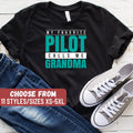 Funny Airplane Shirt Funny Pilot Shirt Pilot Gift Airplanes Shirt Aviation Gift My Favorite Pilot Calls Me Grandma TShirt Graphic Tee – Easygoing Wear · Trending Graphic Apparel